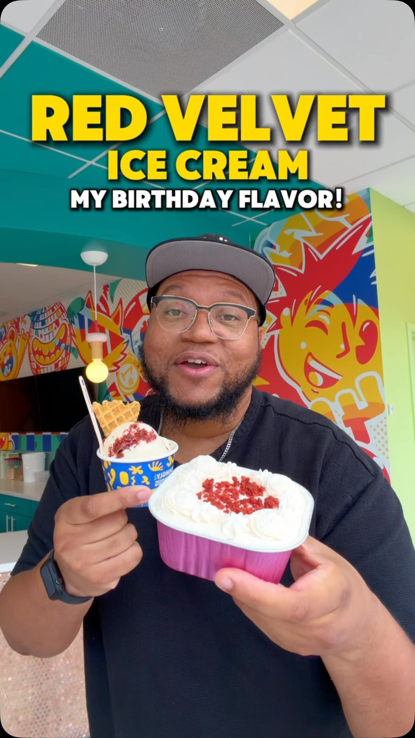 🍦🎂 Yooo so its my birthday week and @seeminglyoverzealous hit me up wanting to celebrate it with my very own ice cr...
