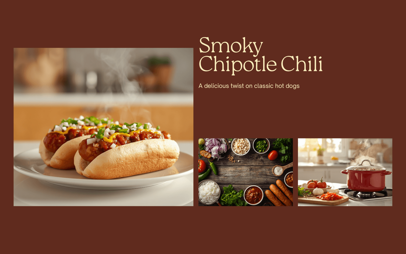 Smoky Chipotle Hot Dog Chili