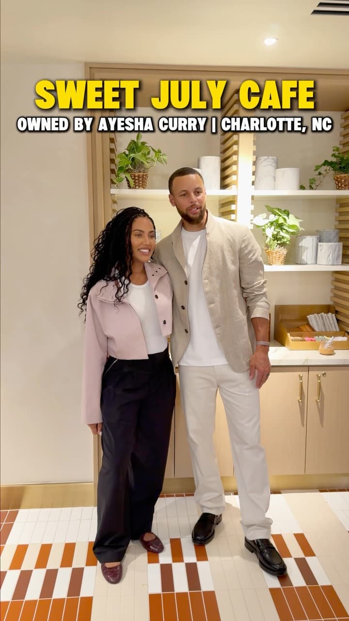 Sweet July Cafe just opened inside the Ritz-Carlton uptown and it’s owned by Ayesha Curry. I got invited out for thei...